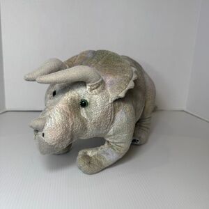 JURASSIC World Live Tour Plush Triceratops Grey Large Dinosaur 29" Universal